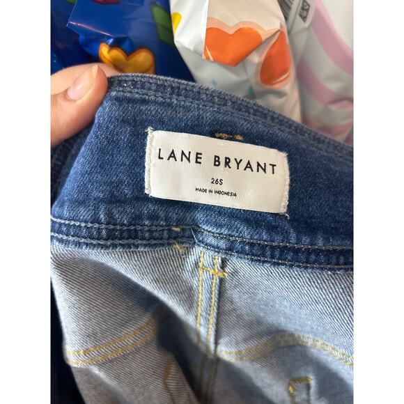 Lane Bryant Jeans Size 26 SHORT Ultra High Rise Wide Leg - Picture 13 of 14